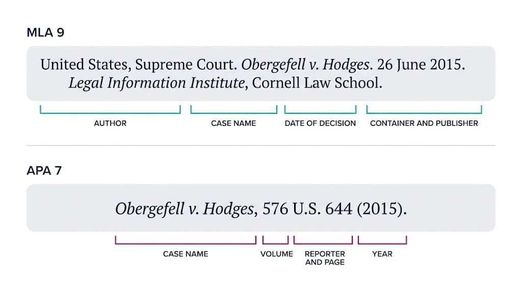 how to cite a legal case